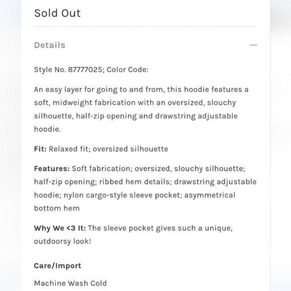 Free People! FP Movement Intercept 1/2 Zip Hoodie In Light Blue Cargo NWT! - Picture 8 of 9